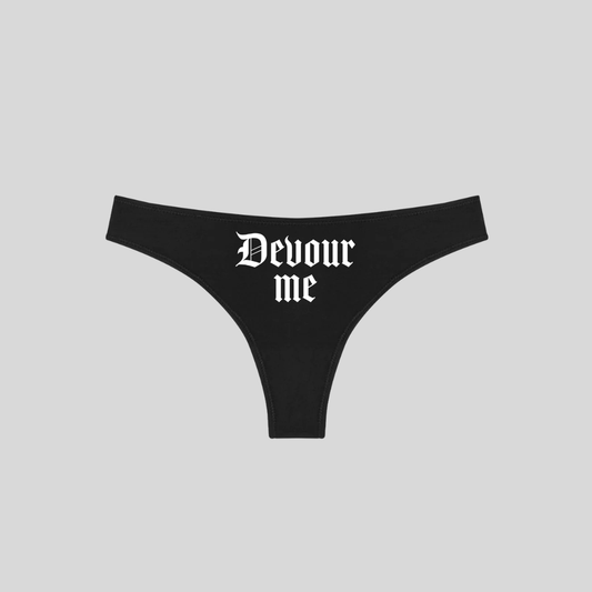 Gothic Alt Lingerie, Devour Me Thong