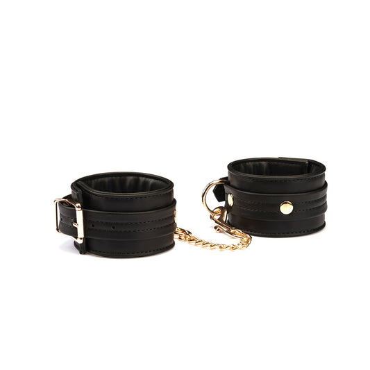 Black Organosilicon Ankle Cuffs