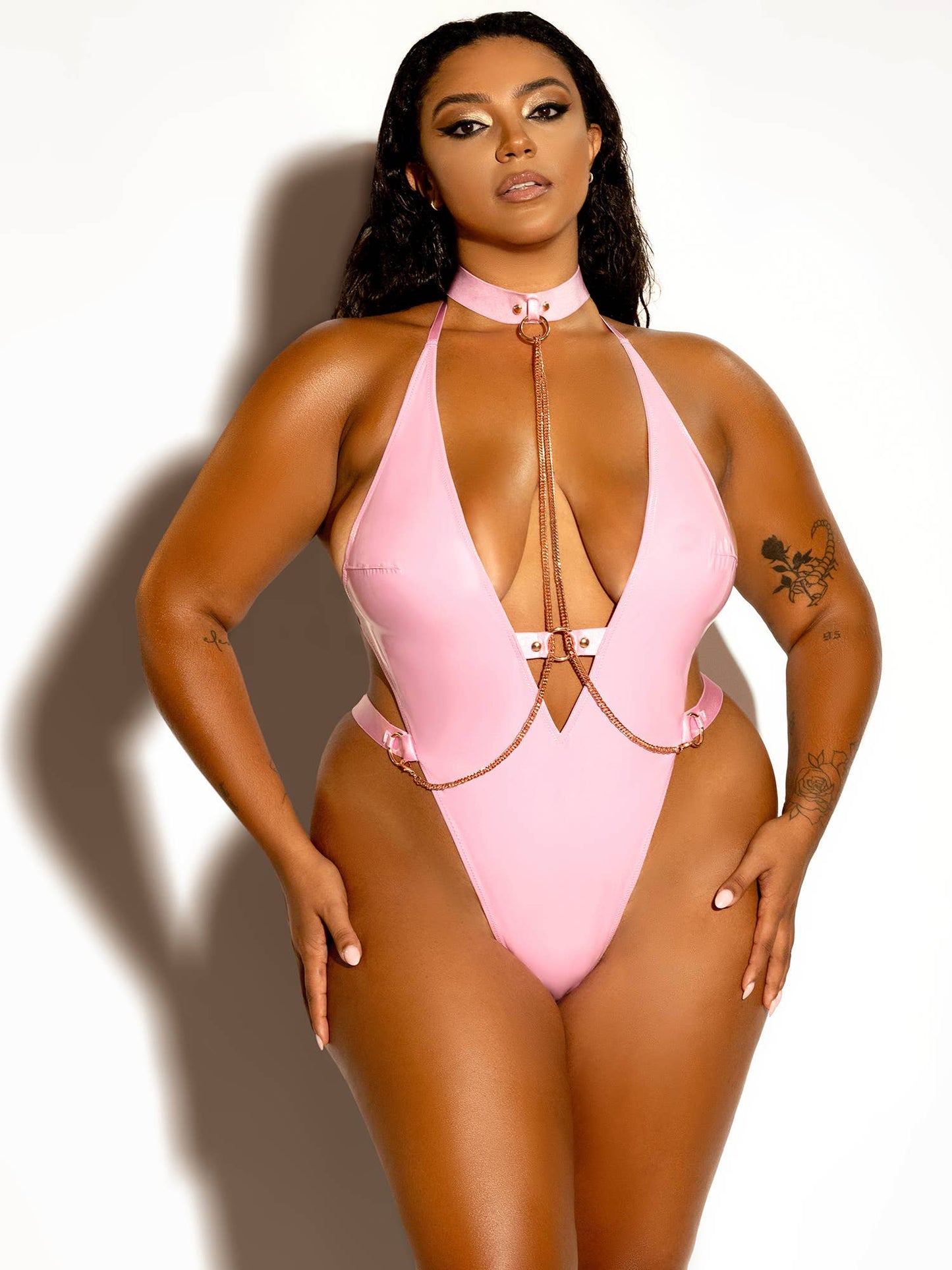 Bad B* Vinyl Teddy in Princess Pink - Shop Milly