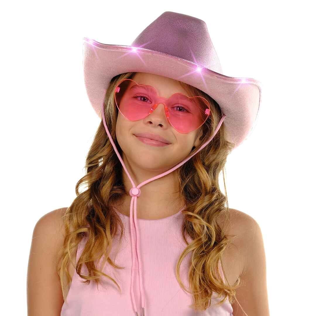 Pink Light Up Cowgirl Hat for Women - Cowboy Hats for Women